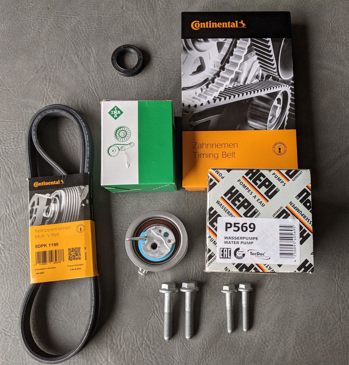 TIMING BELT KIT FOR BEW ENGINE CODE A4 TDI PD